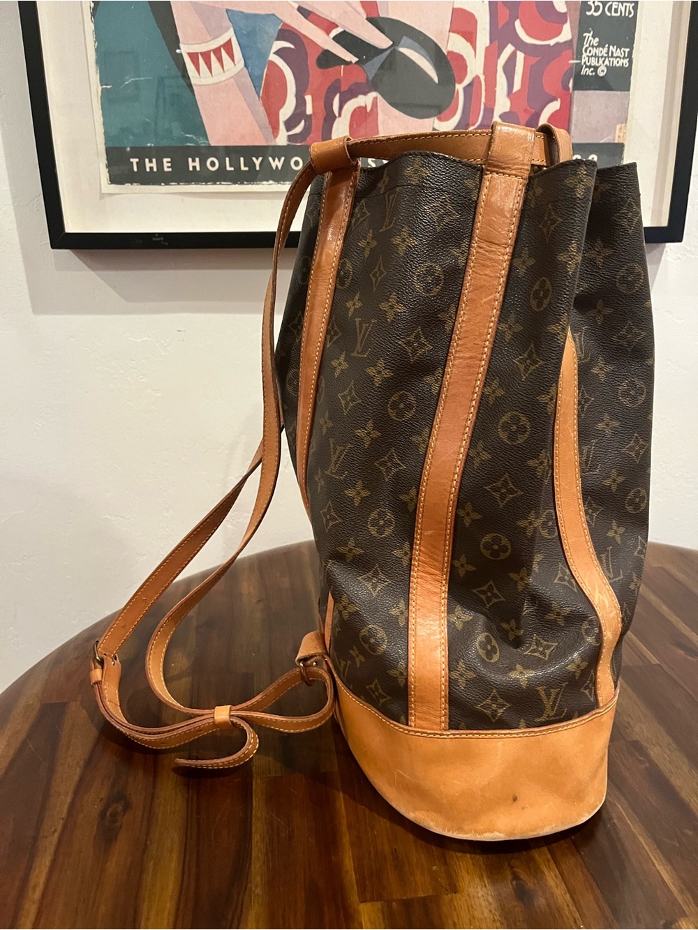 Louis Vuitton Randonnee GM Monogram Drawstring Bucket Backpack - Picture 2 of 10